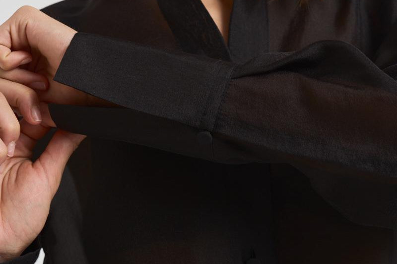 Camicia donna trasparente nera. 14096 8003NERO FORTE FORTE 