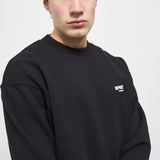Felpa uomo girocollo nera OCM41115 BLACK001 REPRESENT 