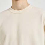 Felpa uomo girocollo panna 6100019 S0410V0093 STONE ISLAND 