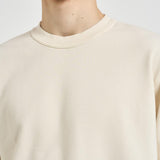 Felpa uomo girocollo panna 6100019 S0410V0093 STONE ISLAND 