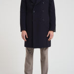 Cappotto uomo doppiopetto blu notte ARDEN 350001B5054 TAGLIATORE 