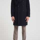 Cappotto uomo doppiopetto blu notte ARDEN 350001B5054 TAGLIATORE 