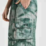 Bermuda uomo cargo fantasia verde K5521 MULTCO Y-3 