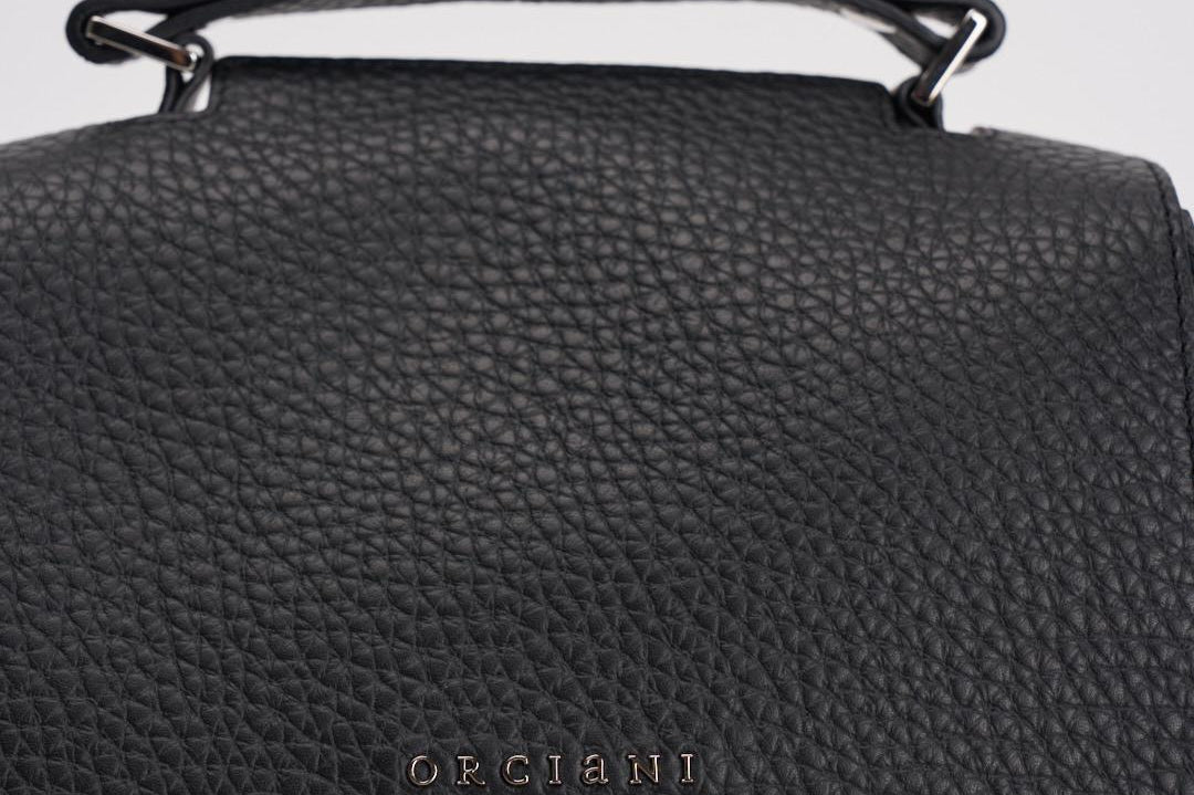 Borsa donna Sveva Soft Piccol a mano in pelle con tracolla nera B01999SOF NERO ORCIANI 