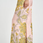 Pantalone donna fantasia floreale rosa TRO0026 PI01 LA DOUBLE J. 