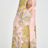 Pantalone donna fantasia floreale rosa TRO0026 PI01 LA DOUBLE J. 