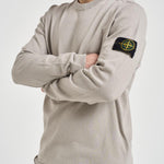 Maglia uomo girocollo grigio chiaro 5100062 S00B9V0061 STONE ISLAND 