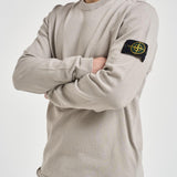 Maglia uomo girocollo grigio chiaro 5100062 S00B9V0061 STONE ISLAND 