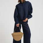 Jeans palazzo in denim donna LPE10V86 BLU NINE IN THE MORNING 