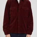 Giacca uomo stile camicia bordeaux CE10 V54885304 ASPESI 