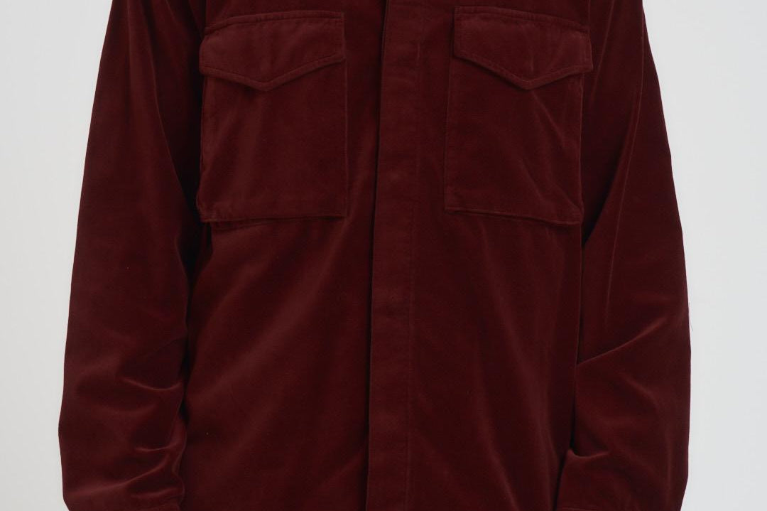 Giacca uomo stile camicia bordeaux CE10 V54885304 ASPESI 