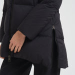 Piumino donna midi trapuntato nero PI001959D 9300 HERNO 