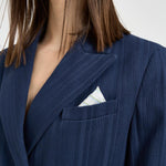 Giacca donna sartoriale doppiopetto blu navy FD3968 20369NAVY CIRCOLO 1901 