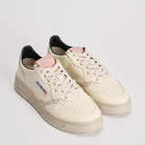 Sneakers donna Medalist panna, argento e rosa AULW LE18 AUTRY 