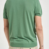 Polo uomo in maglia verde acqua M060526 1310 ACCADEMIE TESSILI 