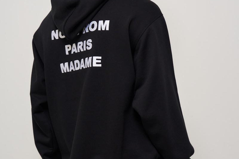 Felpa uomo con cappuccio nera HO162 CO127BL DROLE DE MONSIEUR 