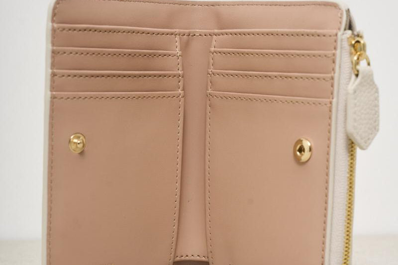 Portafogli donna panna con logo goffrato EW000369 AF11953U6208 EMPORIO ARMANI 