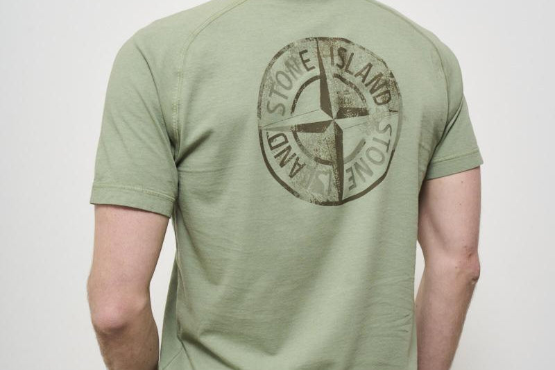 T-shirt uomo girocollo verde 2100020 S0080V0055 STONE ISLAND 