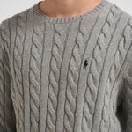 Maglia uomo girocollo grigia 710775885 013 RALPH LAUREN 