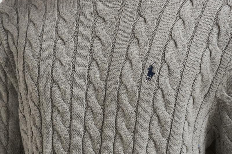 Maglia uomo girocollo grigia 710775885 013 RALPH LAUREN 