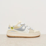 Sneakers donna Olli beige e bianche ASN172. 002/44 BARROW 