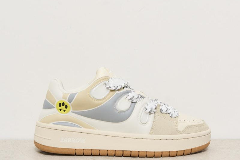 Sneakers donna Olli beige e bianche ASN172. 002/44 BARROW 