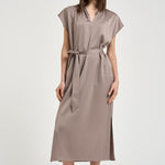 Abito donna chemisier tortora 31325 0340TAUPE FILIPPA K 