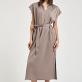 Abito donna chemisier tortora 31325 0340TAUPE FILIPPA K 