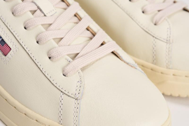 Sneakers uomo Dallas panna e marroni ADLM MR16 AUTRY 