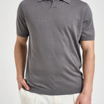 Polo uomo in maglia grigio 300423 701 KANGRA 