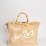Borsa donna Vanity con frange sabbia VANITY 00102L MC2 SAINT BARTH 