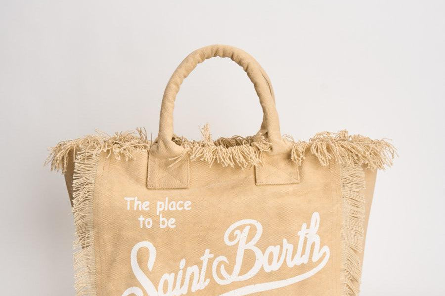 Borsa donna Vanity con frange sabbia VANITY 00102L MC2 SAINT BARTH 