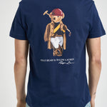 T-shirt uomo girocollo blu navy 710B16610 001 RALPH LAUREN 