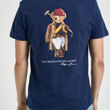 T-shirt uomo girocollo blu navy 710B16610 001 RALPH LAUREN 