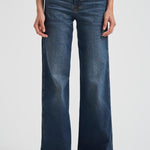 Jeans donna a palazzo in denim scuro 7U66SA91 U7CSC 7 for all Mankind 