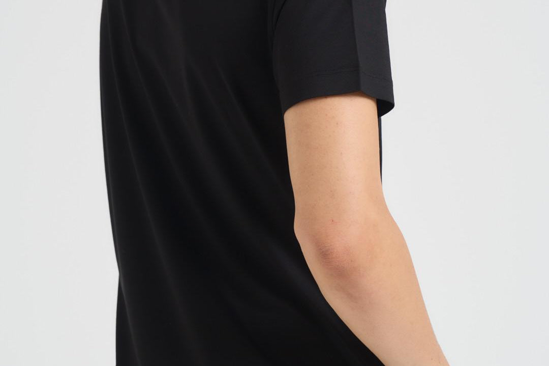 T-shirt uomo nera con logo bianco 8N1TD8 1JVZ0999 EMPORIO ARMANI 