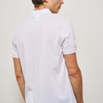 Polo uomo bianca con logo 8N1FQ2 1JTKZ0100 EMPORIO ARMANI 