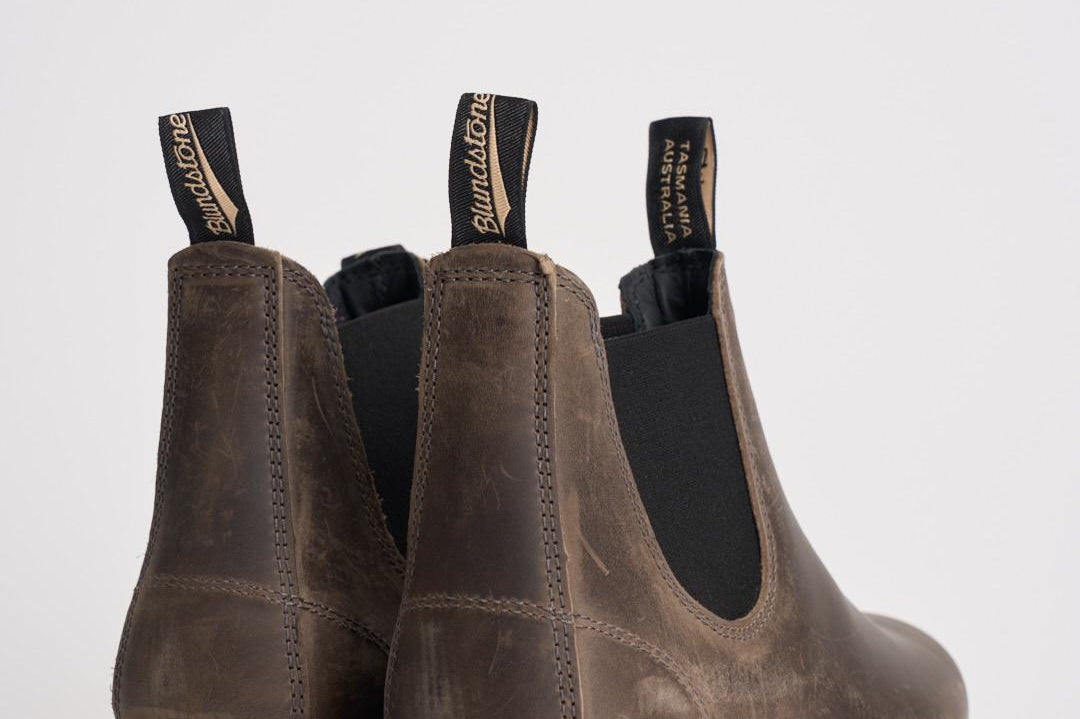 Stivale uomo tortora vintage 2446 CLAY BLUNDSTONE 