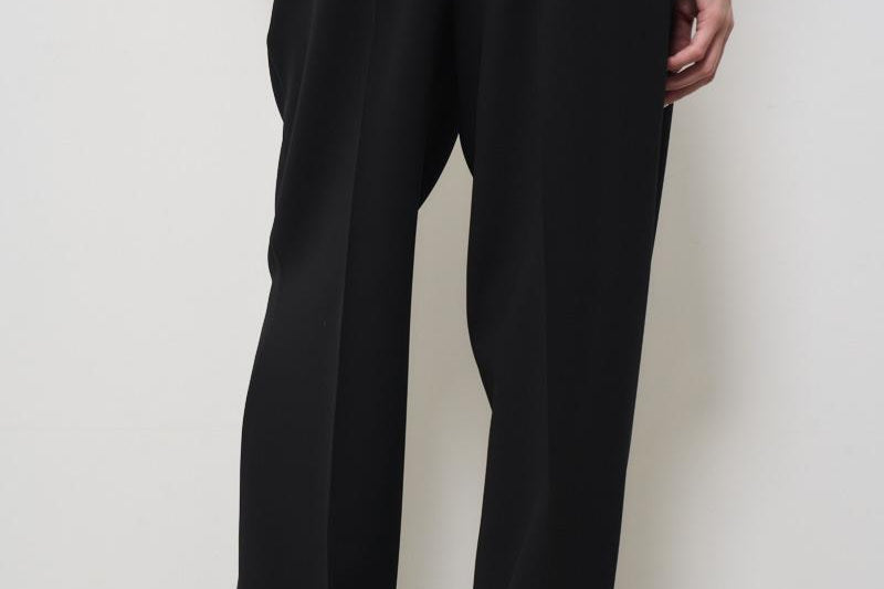 Pantaloni donna neri baggy NEOTTIA 1032701 MAX MARA STUDIO 