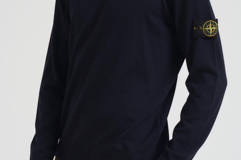 Maglia uomo girocollo blu 5100071 S00C4V0020 STONE ISLAND 