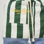 Borsa uomo a righe verde TRAVELBAG STRIPESPOPV51 MC2 SAINT BARTH 