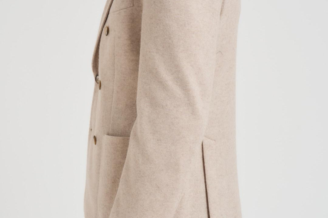 Giacca uomo doppiopetto beige 2813 557013 L.B.M. 