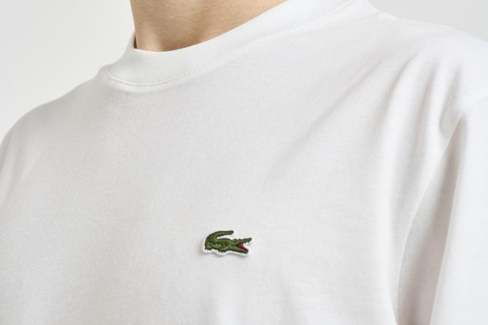 T-shirt uomo girocollo bianca TH7318 001 LACOSTE 