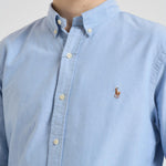 Camicia uomo Oxford celeste 710549084 007 RALPH LAUREN 