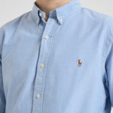 Camicia uomo Oxford celeste 710549084 007 RALPH LAUREN 