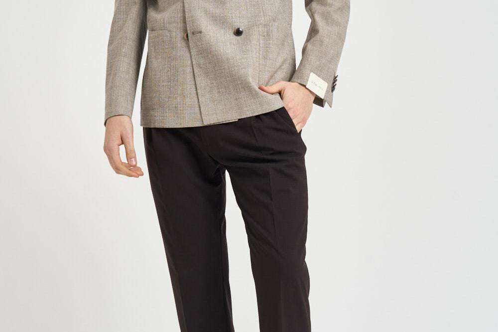 Giacca uomo doppiopetto beige 2686 623001 L.B.M. 