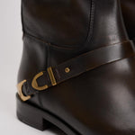 Stivali donna Charlie marroni GWF00897 F00763155390 GOLDEN GOOSE 