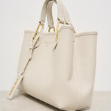Borsa a mano donna in pelle panna EW000361 AF12036M1051 EMPORIO ARMANI 