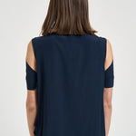 Blusa donna Jamila blu F6ST07 N08 LIVIANA CONTI 