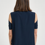 Blusa donna Jamila blu F6ST07 N08 LIVIANA CONTI 